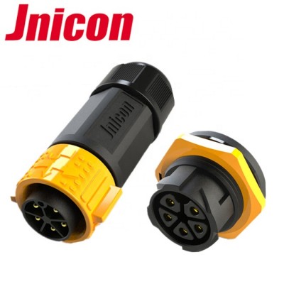 Jnicon 5pin M25 Assembly Waterproof Ip67 Connectors Pcb Mount