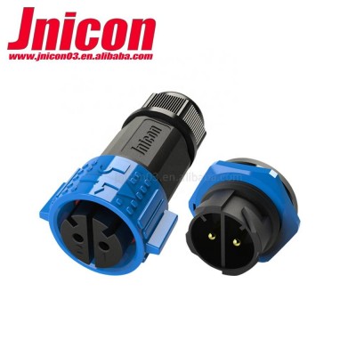 Hot Sale M25 2pin 500v 50amp Waterproof Power Lighting Connector