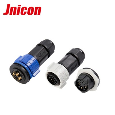 Push Locking 3 Pin 8 Pin Plug And Socket Ip67 Male Female Waterproof Connector M25