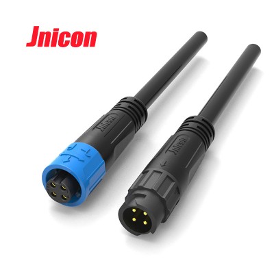 Jnicon M12 4pin Wire to Wire Waterproof IP67 Connector