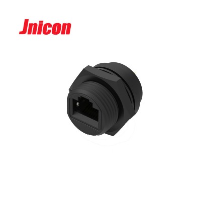 Jnicon RJ45 Waterproof Female Panel Mount and Male Plug IP68